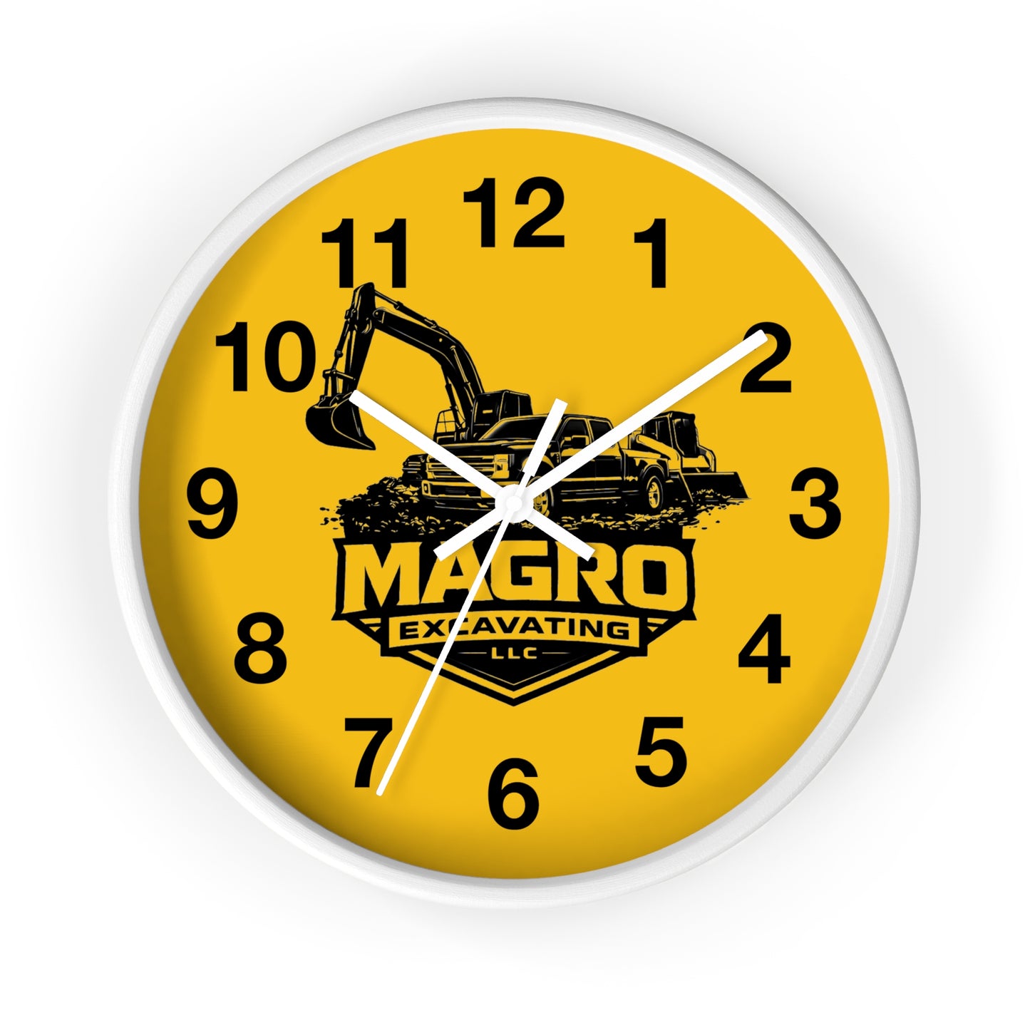 MAGRO Excavating Wall Clock