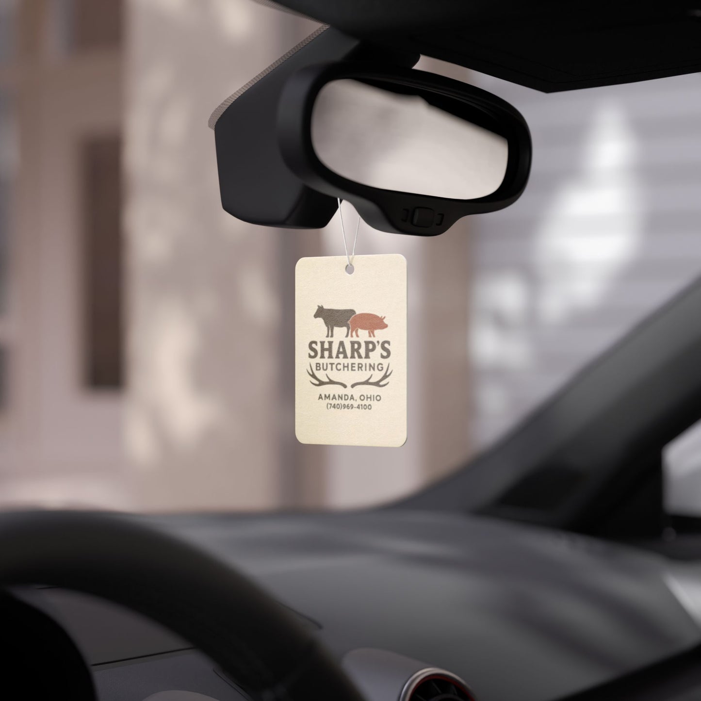 Sharp's Butchering Car Air Freshener