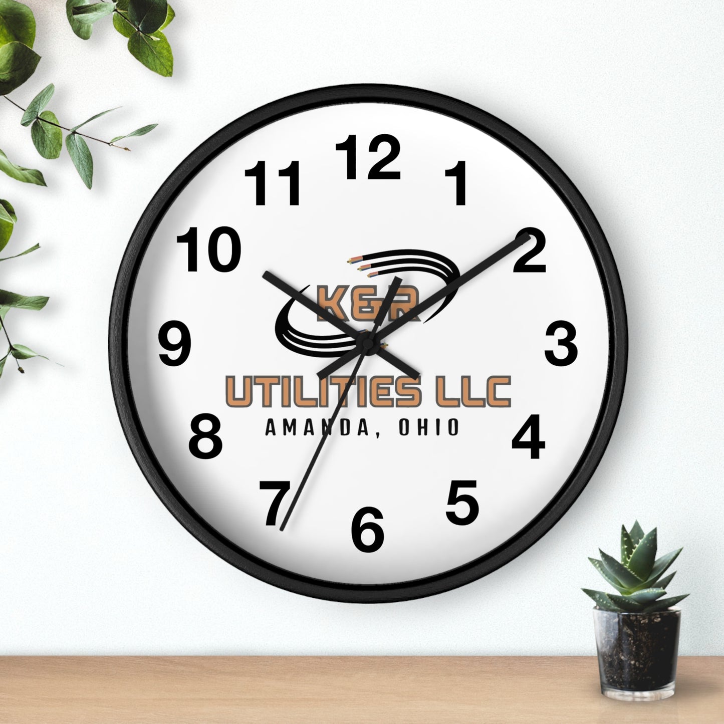 K&R Utilities Wall Clock
