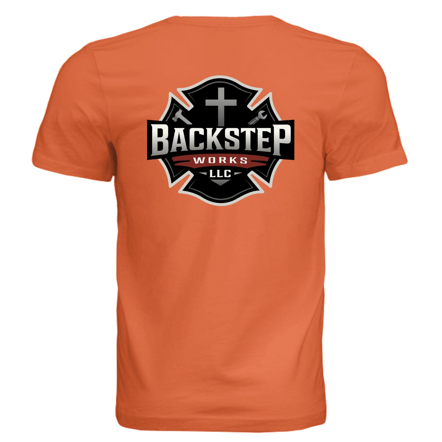 Solid Orange Triblend - BACK