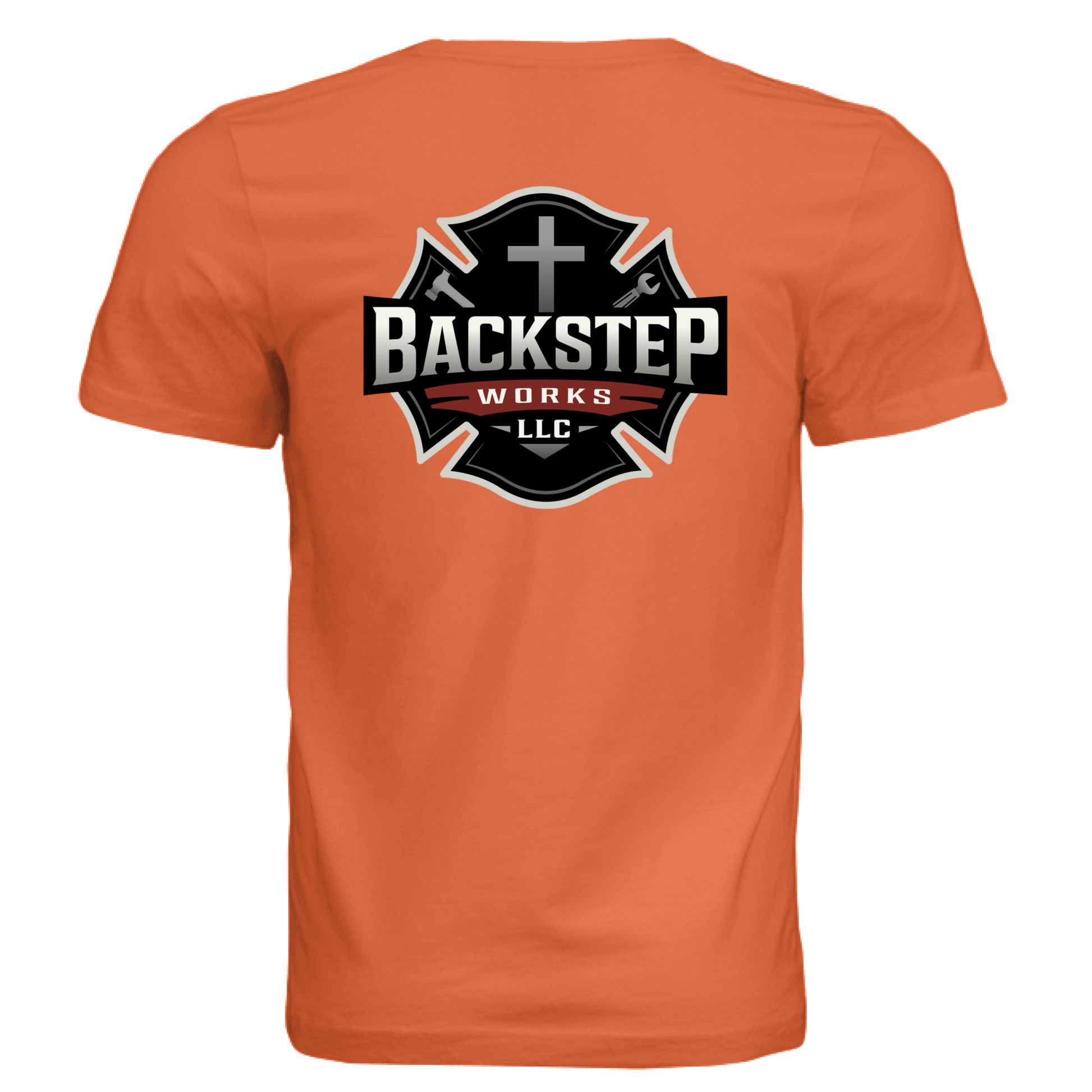 Solid Orange Triblend - BACK