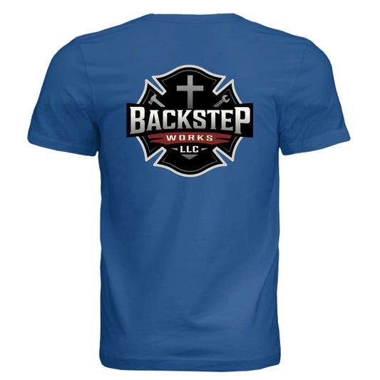 Solid True Royal Triblend - BACK