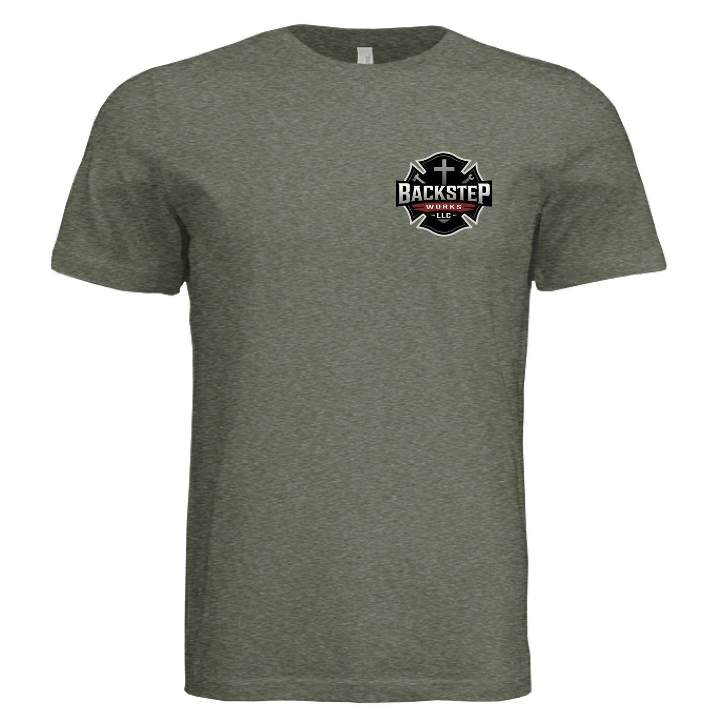 Military Green Triblend - FRONT