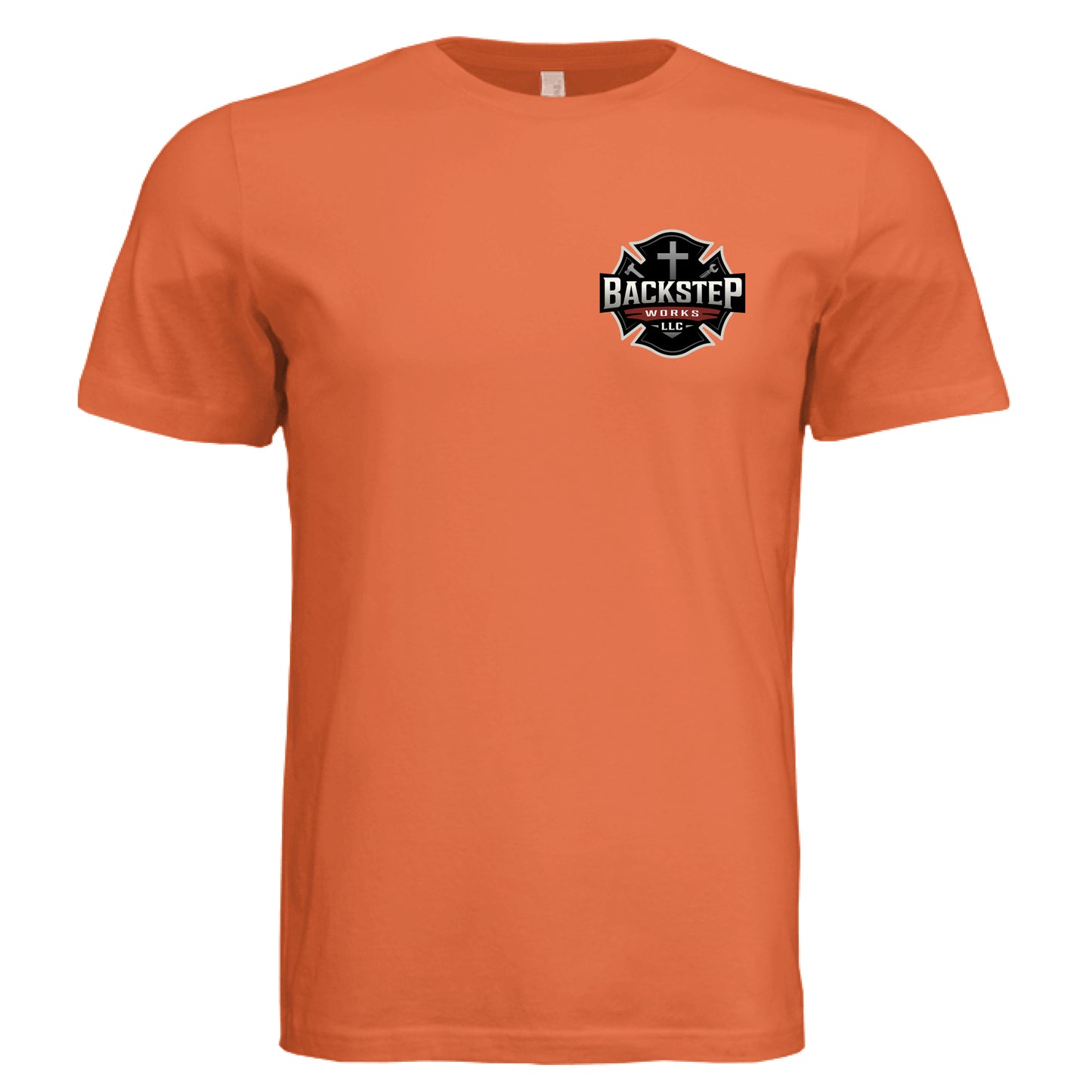 Solid Orange Triblend - FRONT