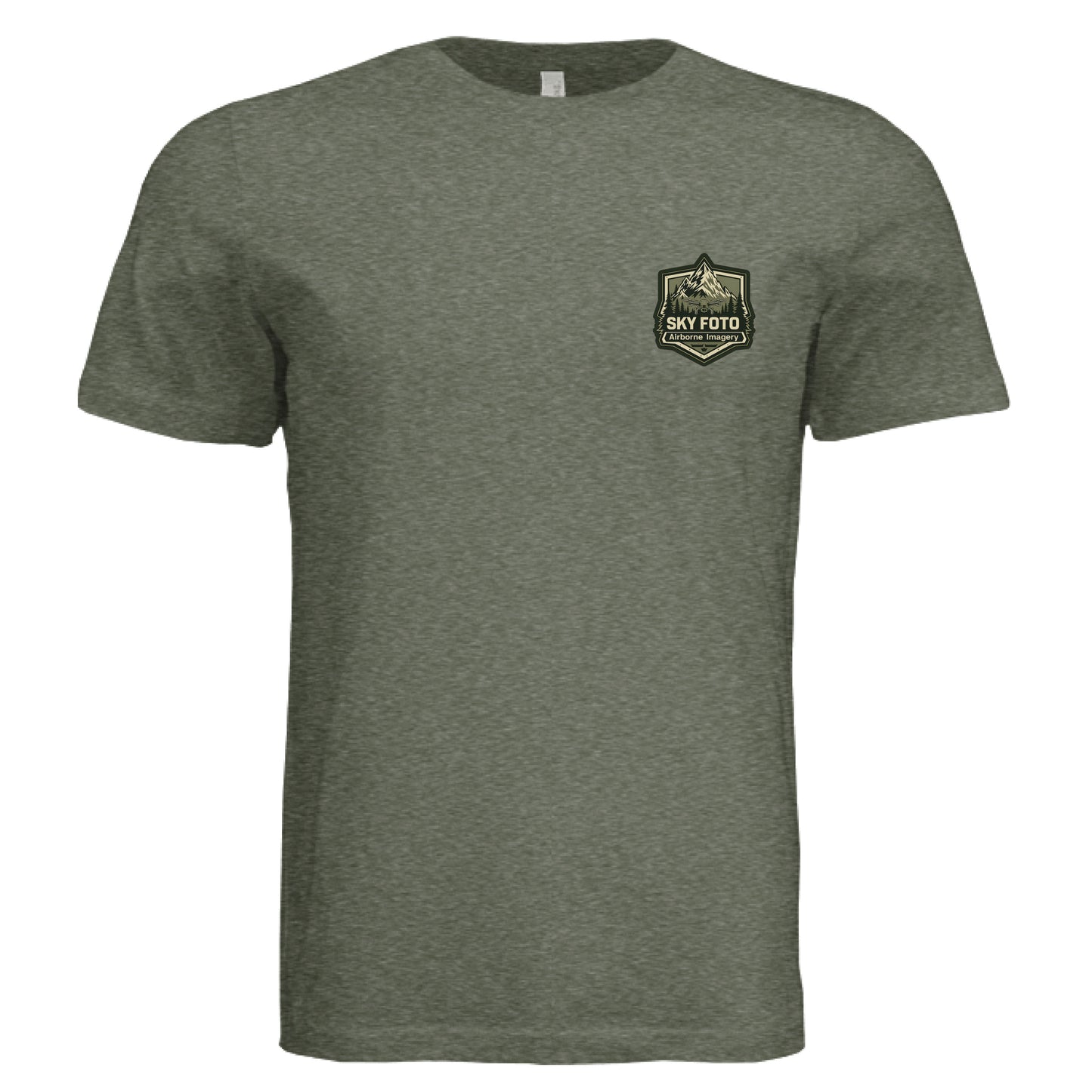 Military Green Triblend - FRONT