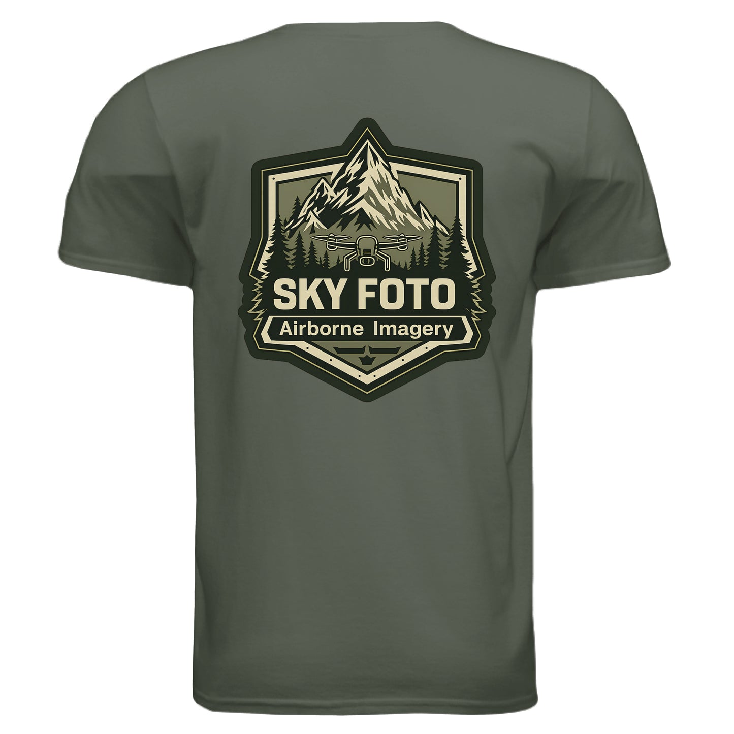 MILITARY GREEN - BACK
