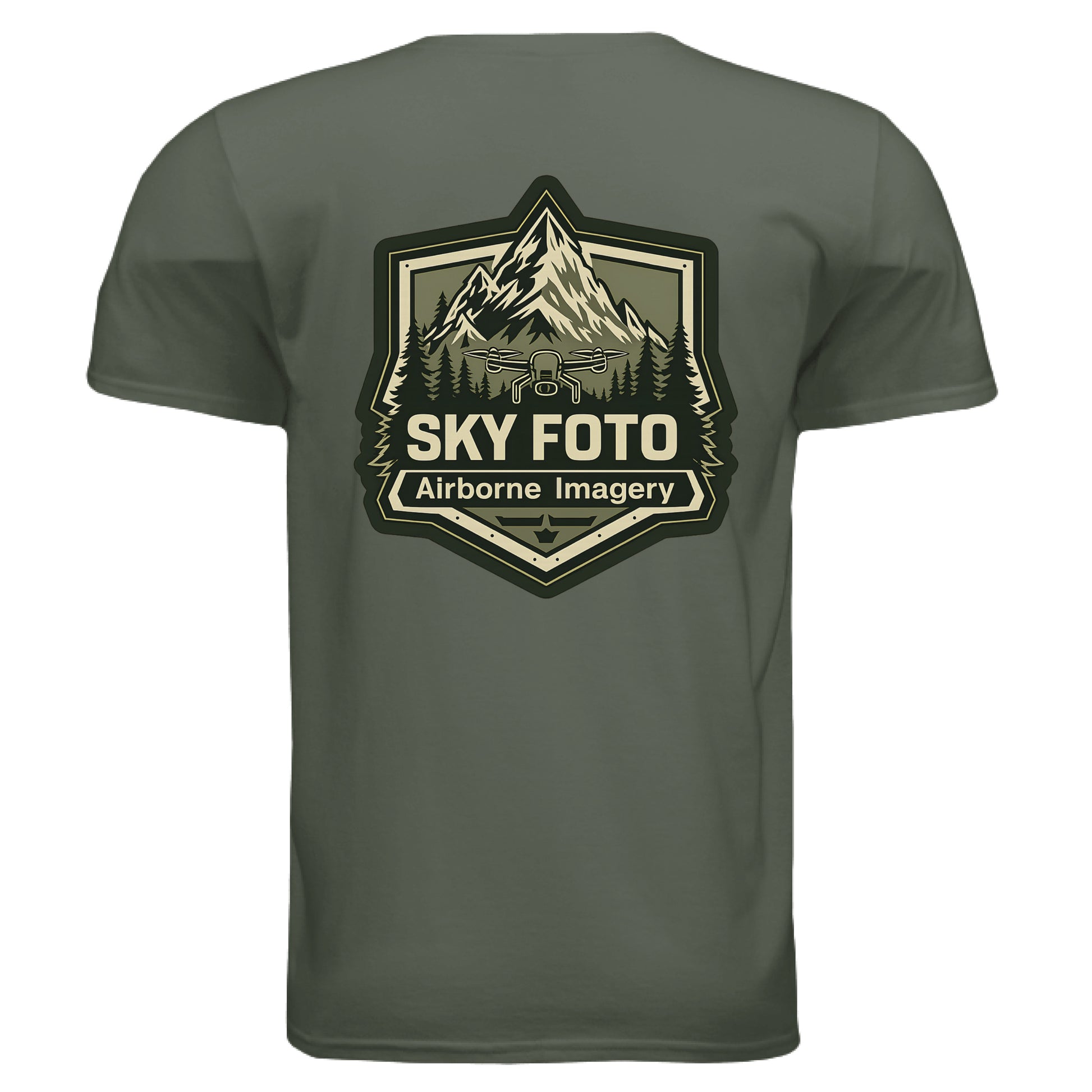 MILITARY GREEN - BACK
