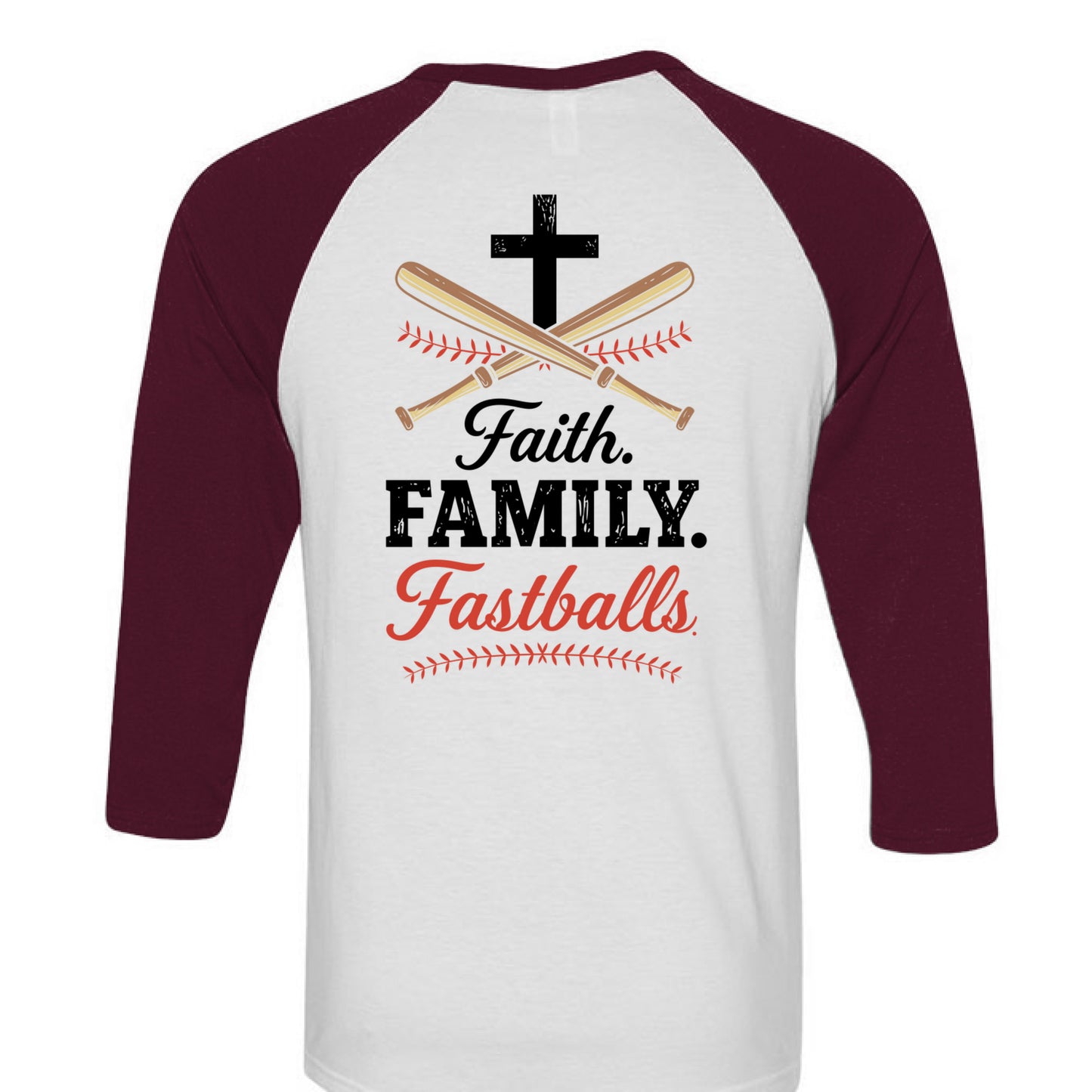 White/ Maroon - BACK