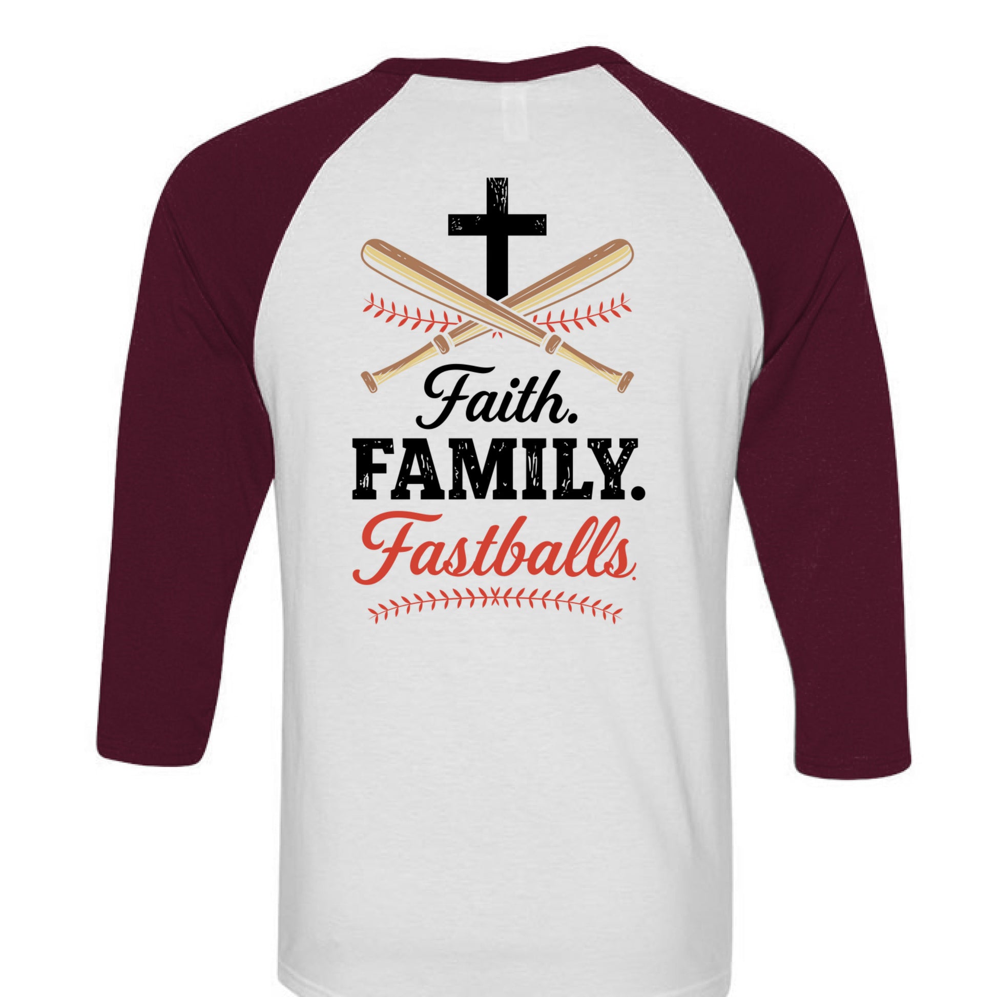 White/ Maroon - BACK