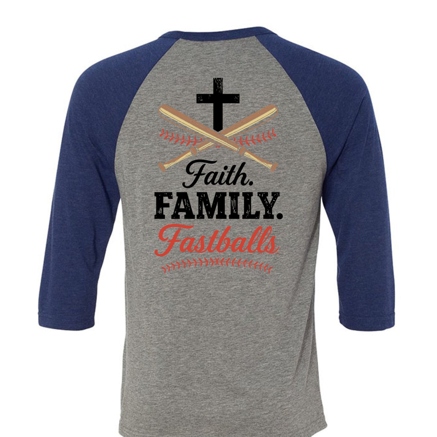 GREY/NAVY TRIBLEND - BACK