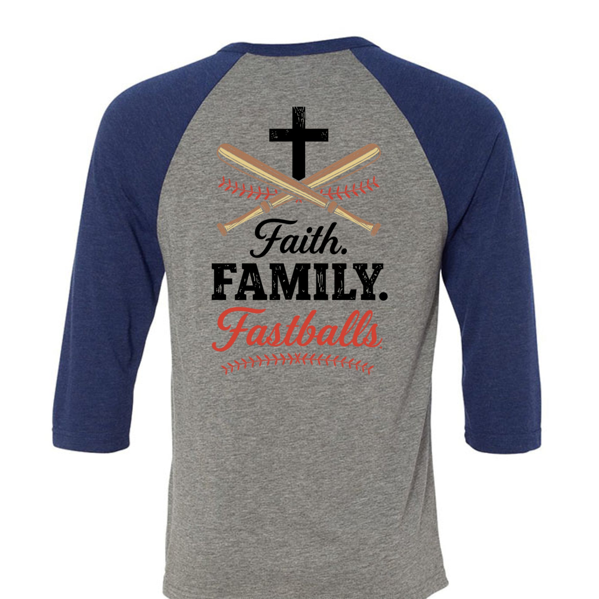 GREY/NAVY TRIBLEND - BACK