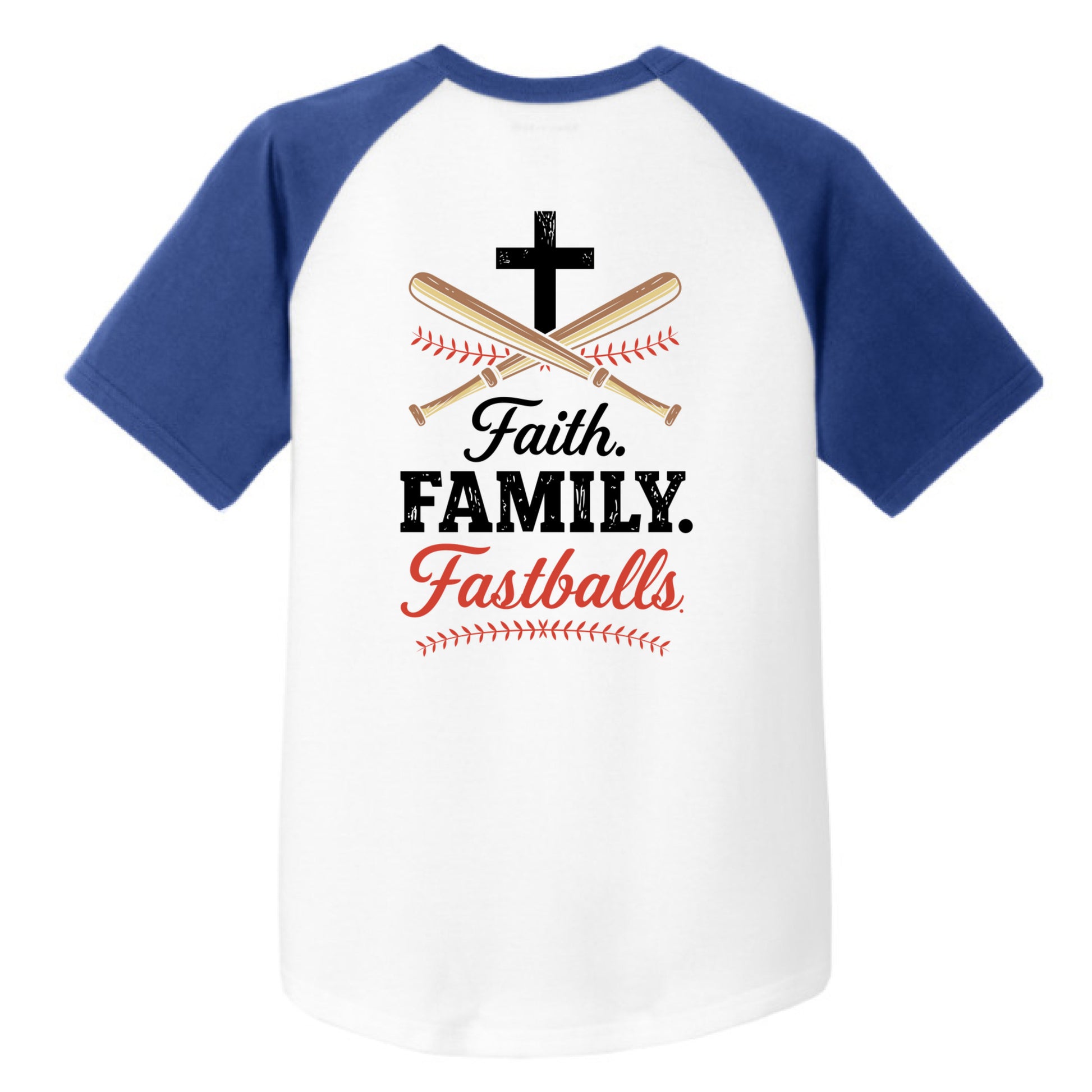 White/Royal - BACK