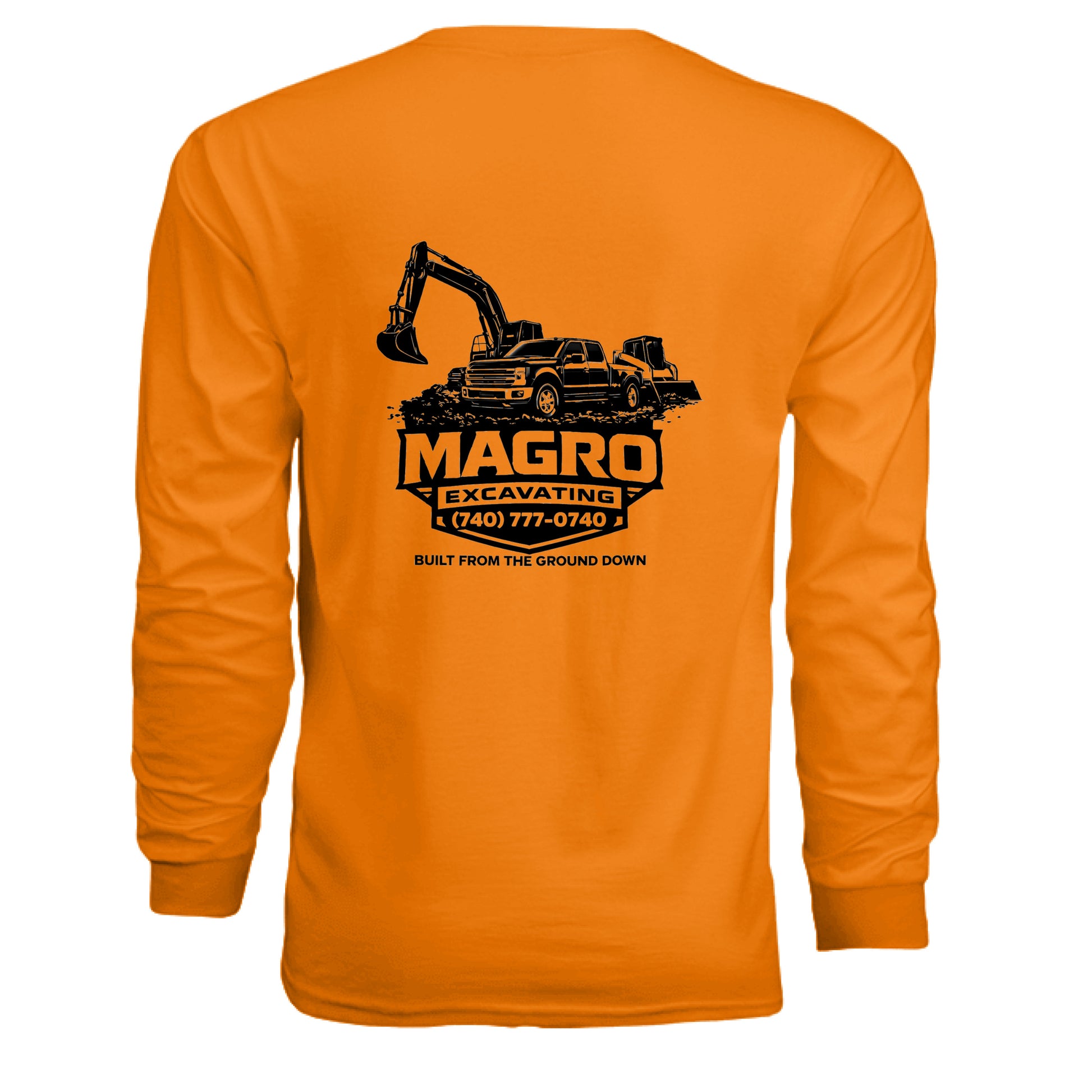 SAFETY ORANGE - BACK