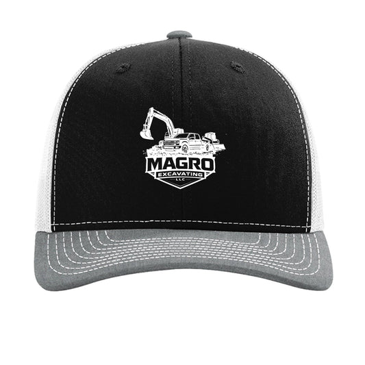 Black/ White/ Heather Grey - FRONT