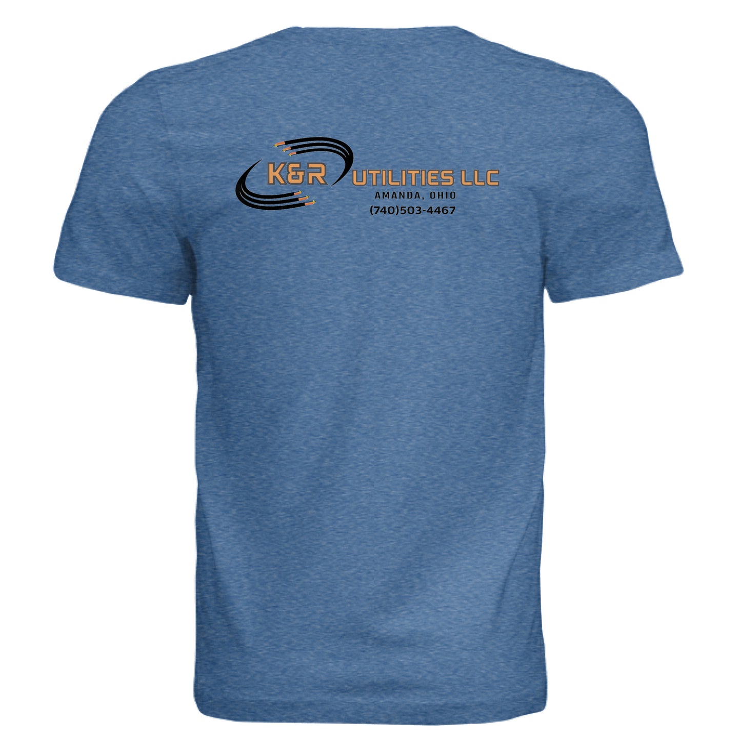 Solid True Royal Triblend - BACK