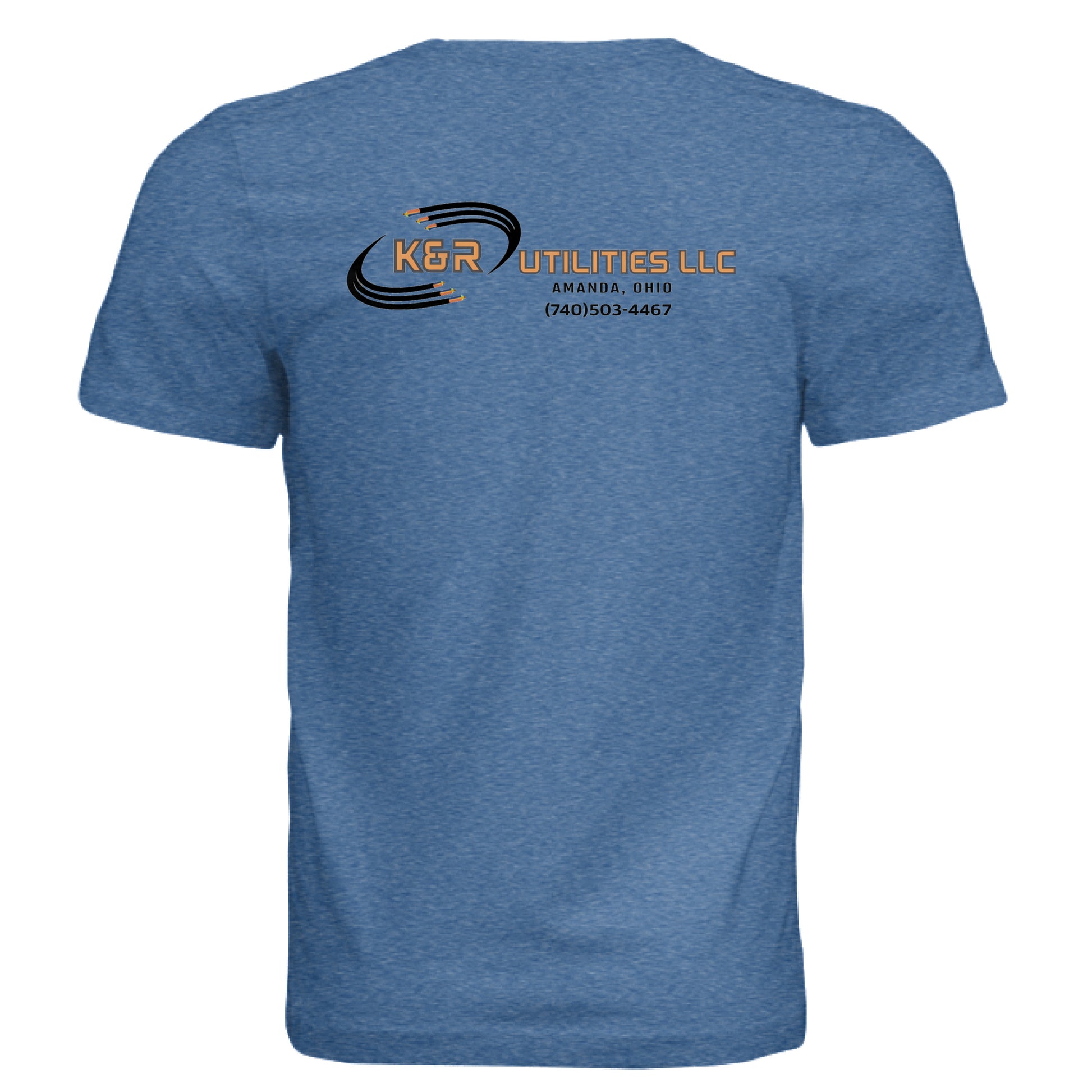 Solid True Royal Triblend - BACK