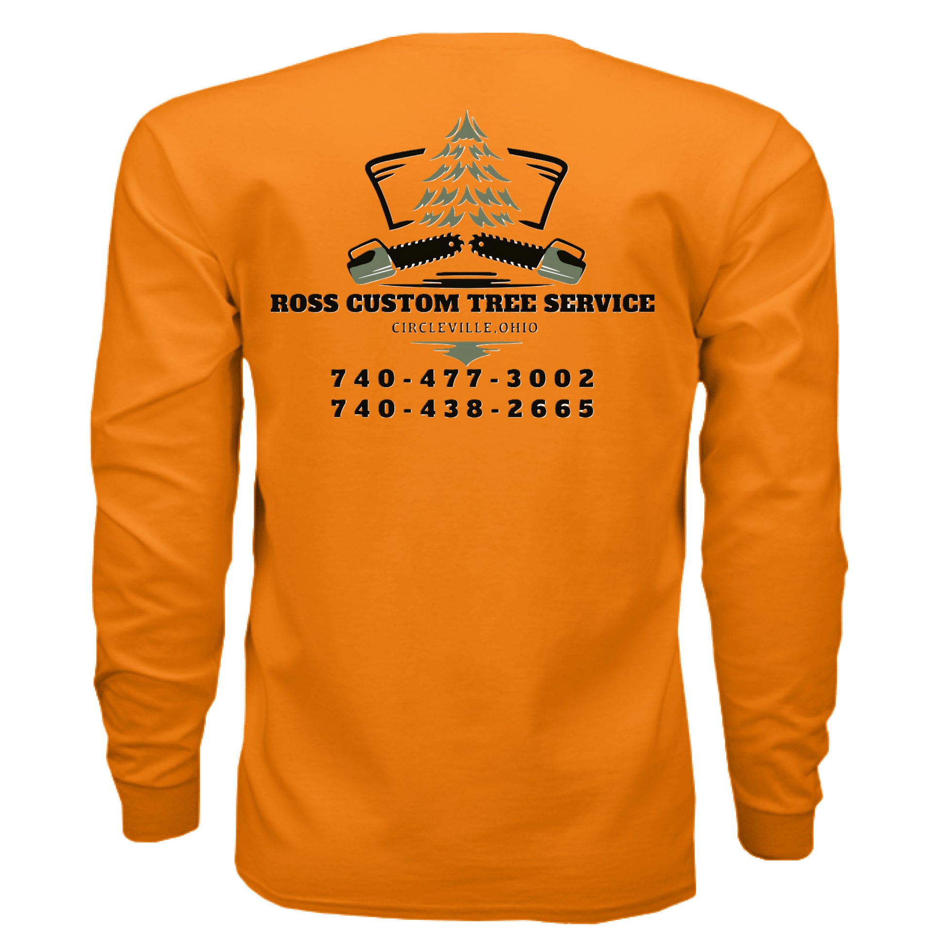 SAFETY ORANGE - BACK