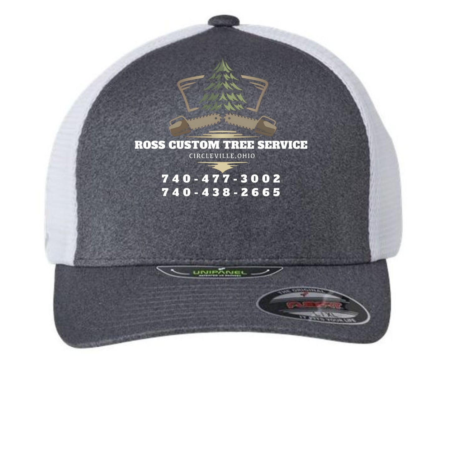 Melange Dark Grey/ White - FRONT