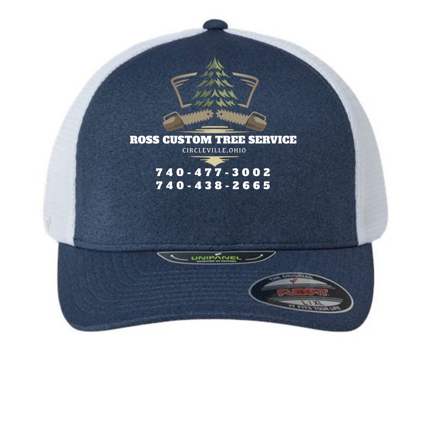 Melange Navy/ White - FRONT