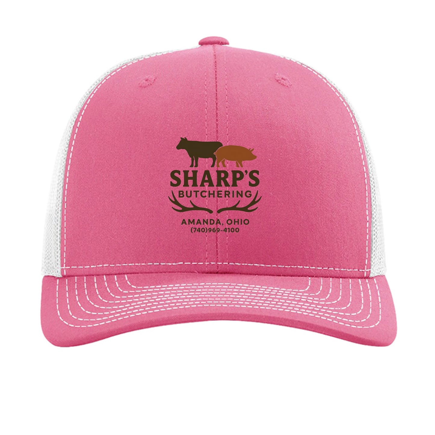 Hot Pink/ White - FRONT
