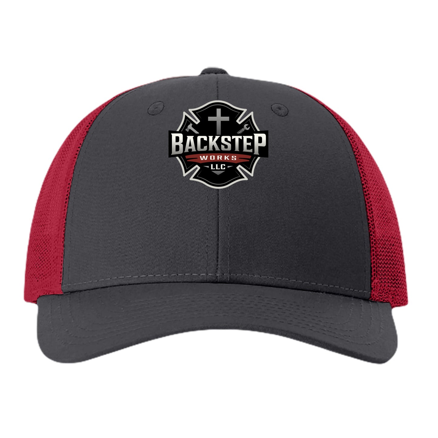 Charcoal/ Red - FRONT