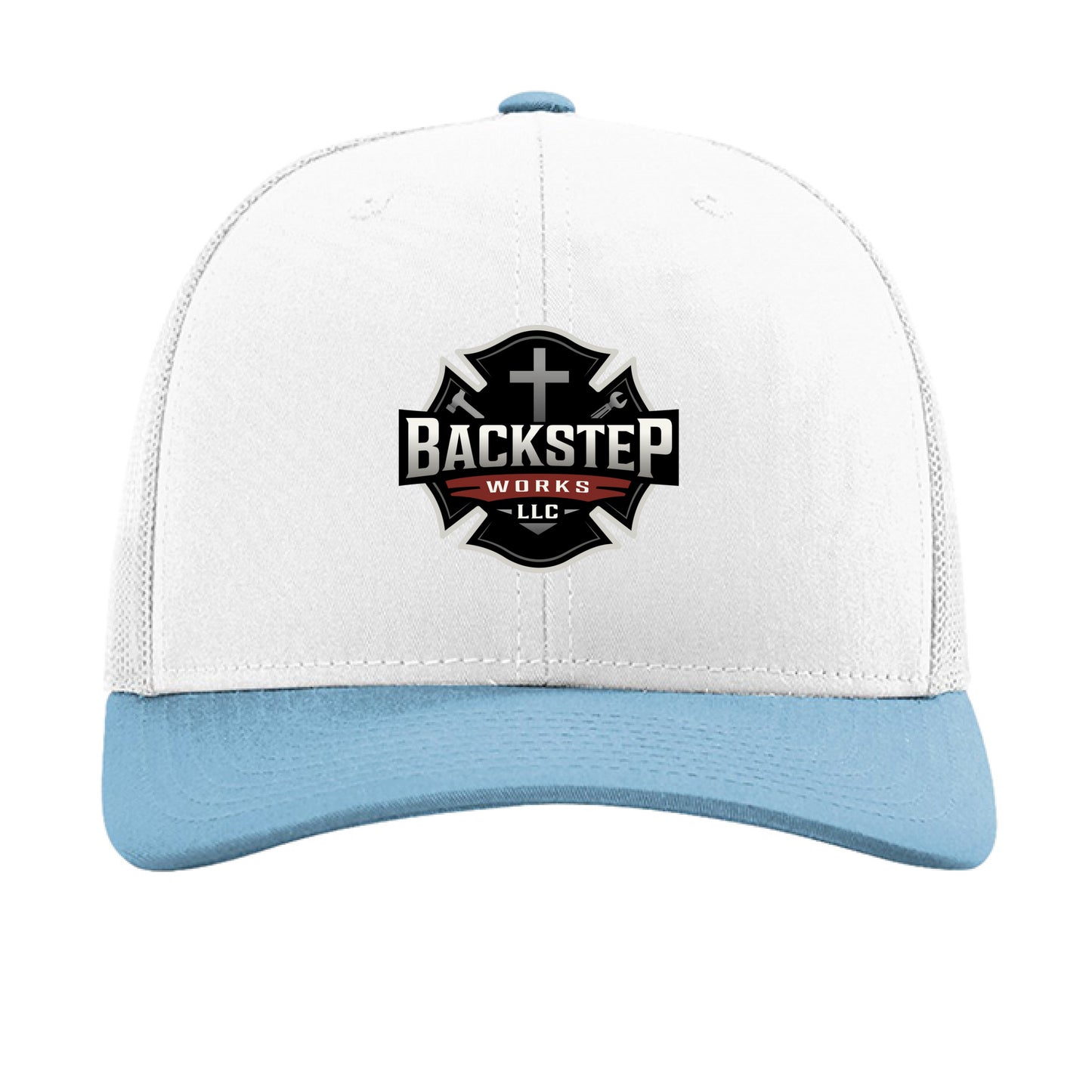 White/ White/ Columbia Blue - FRONT