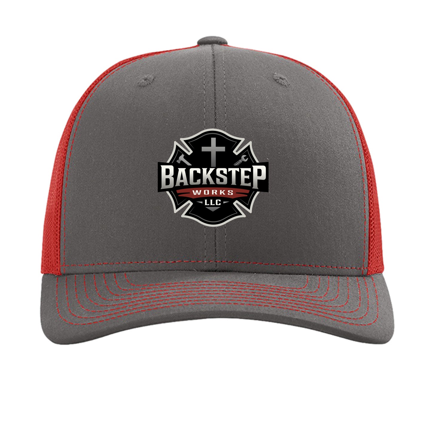 Charcoal/ Red - FRONT