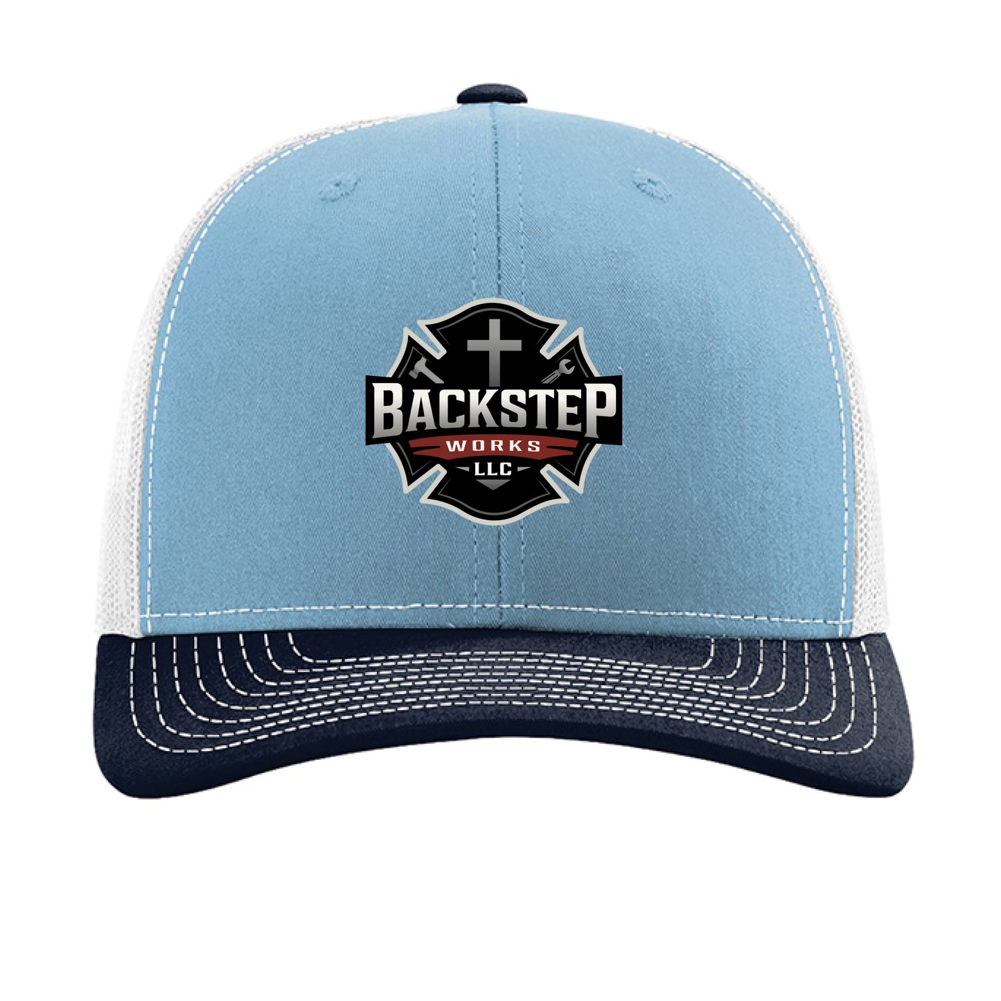 Columbia Blue/ White/ Navy - FRONT