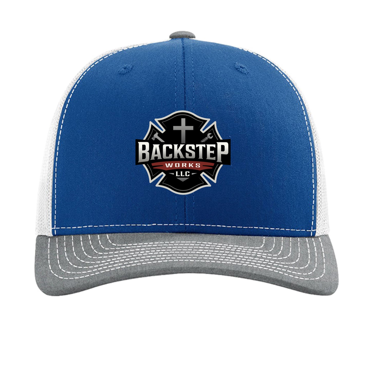 Royal/ White/ Heather Grey - FRONT