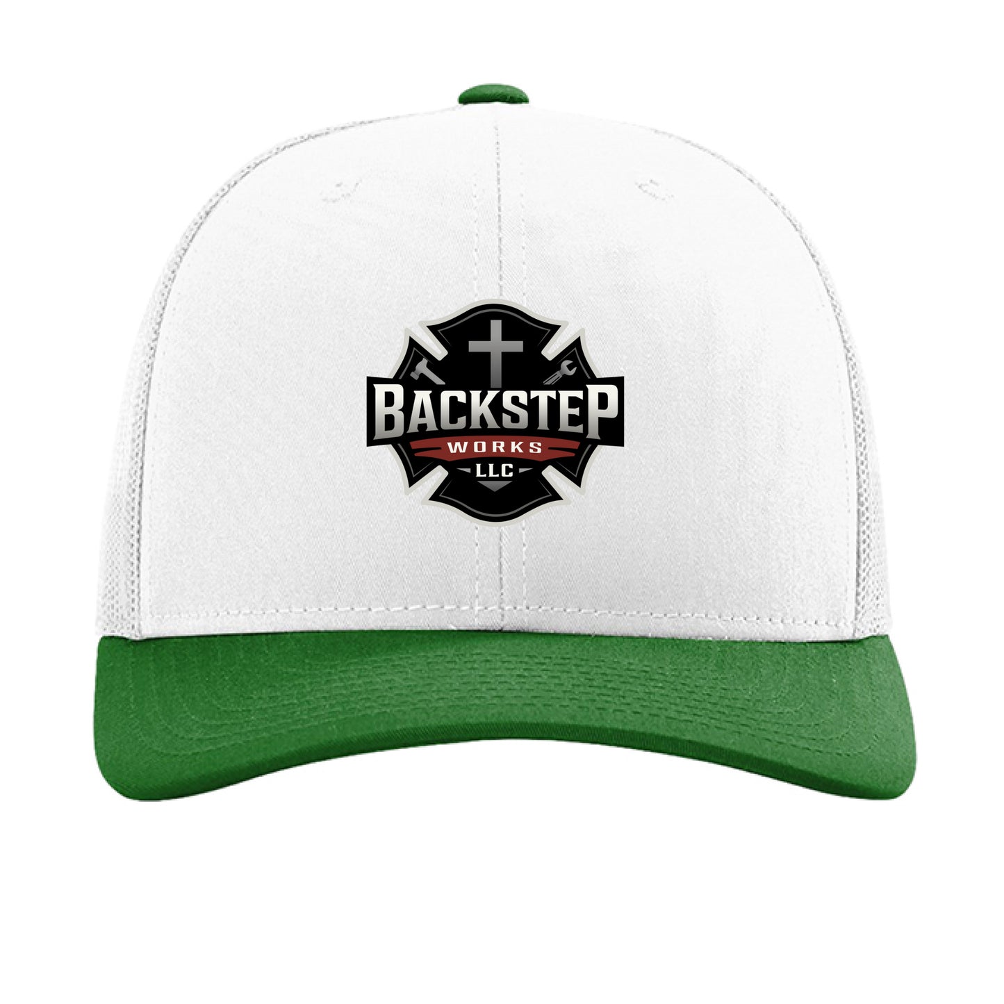 White/ White/ Kelly - FRONT