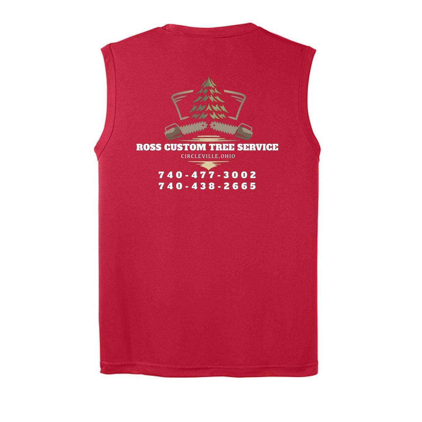 Ross Tree Tank White Logo