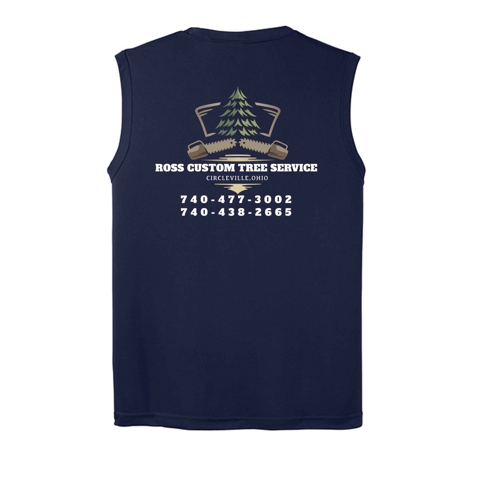 Ross Tree Tank White Logo