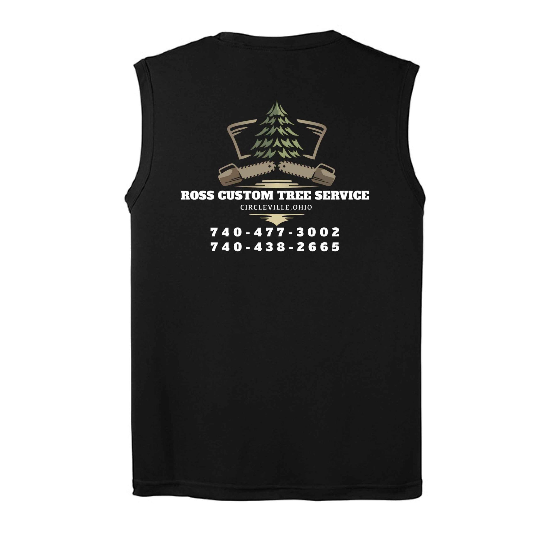 Ross Tree Tank White Logo