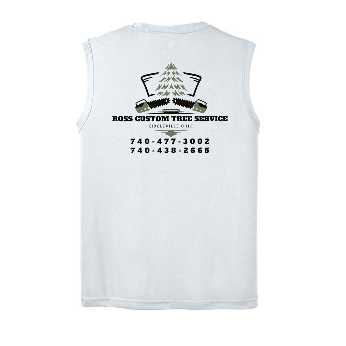 Ross Tree Tank Black Logo