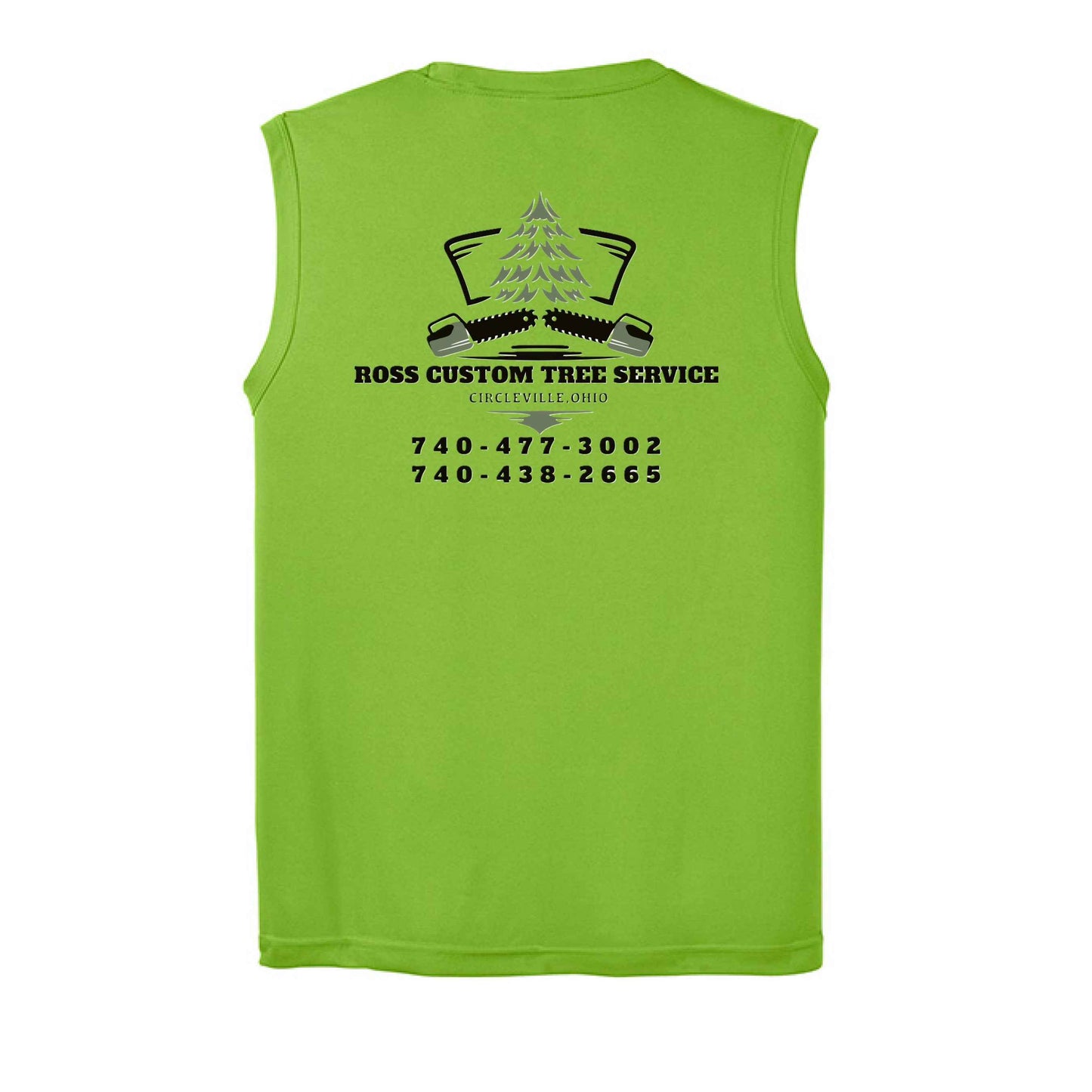 Ross Tree Tank Black Logo