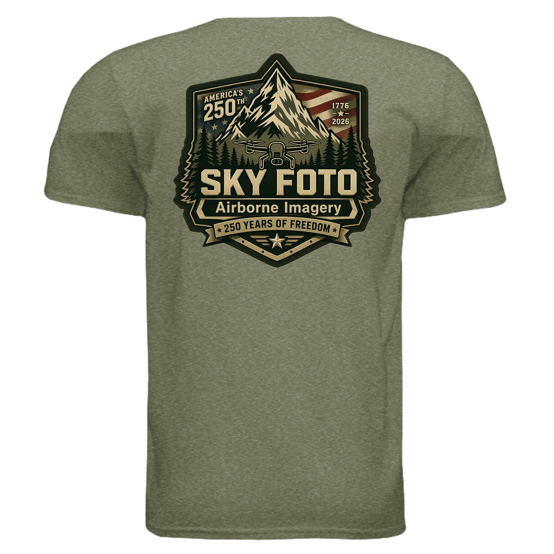 HEATHER MILITARY GREEN - G640 - BACK