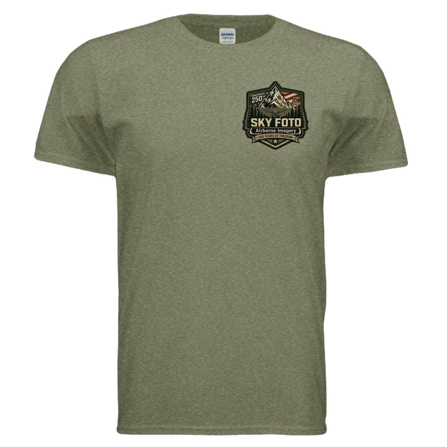 HEATHER MILITARY GREEN - G640 - FRONT
