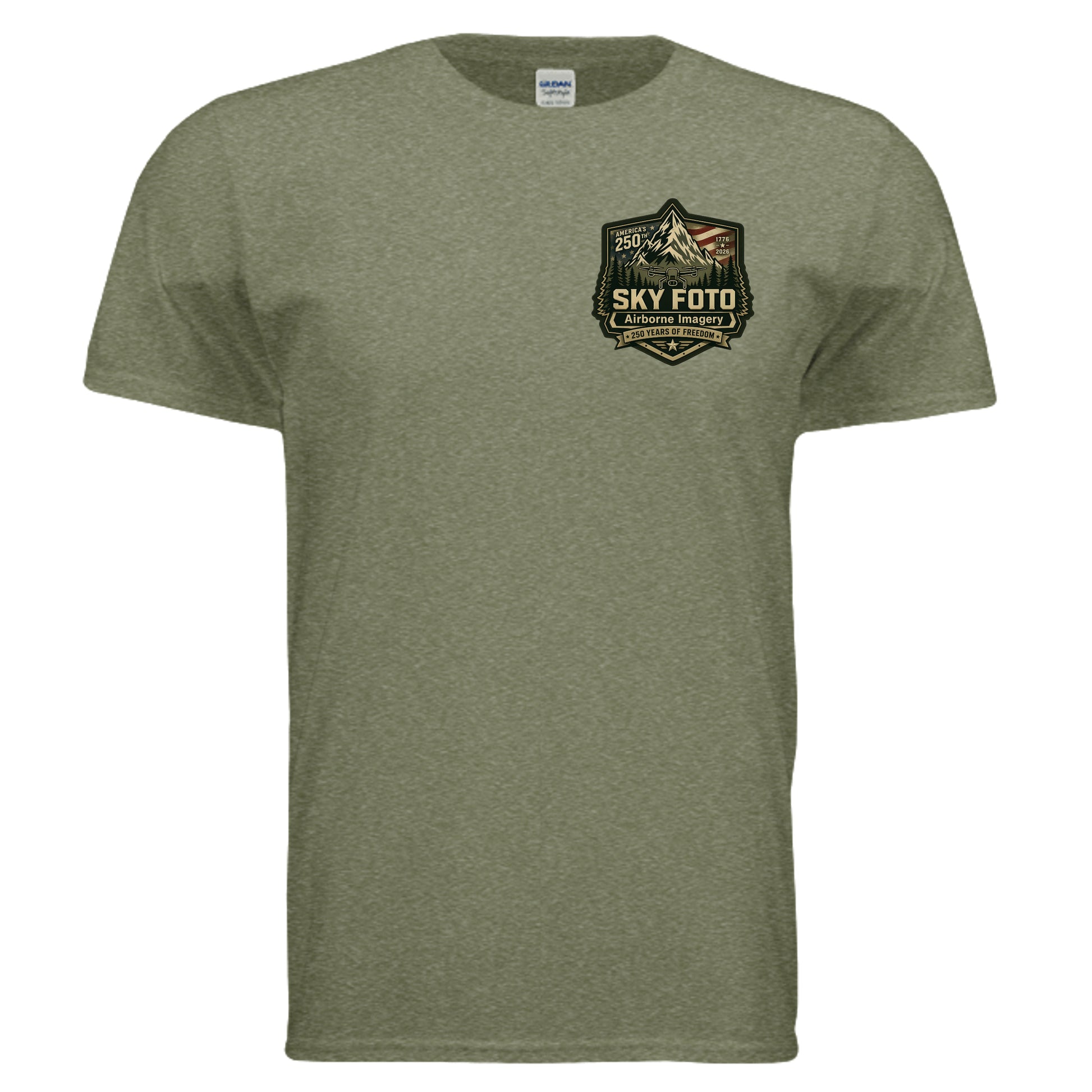 HEATHER MILITARY GREEN - G640 - FRONT