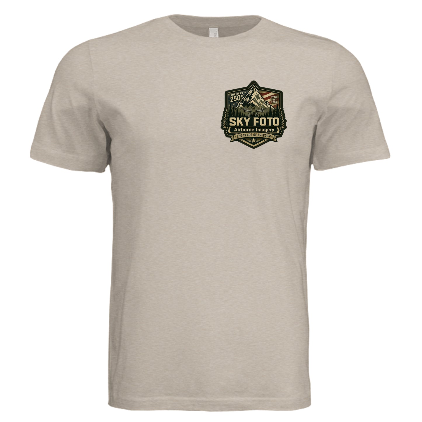 Tan Triblend - 3413C - FRONT