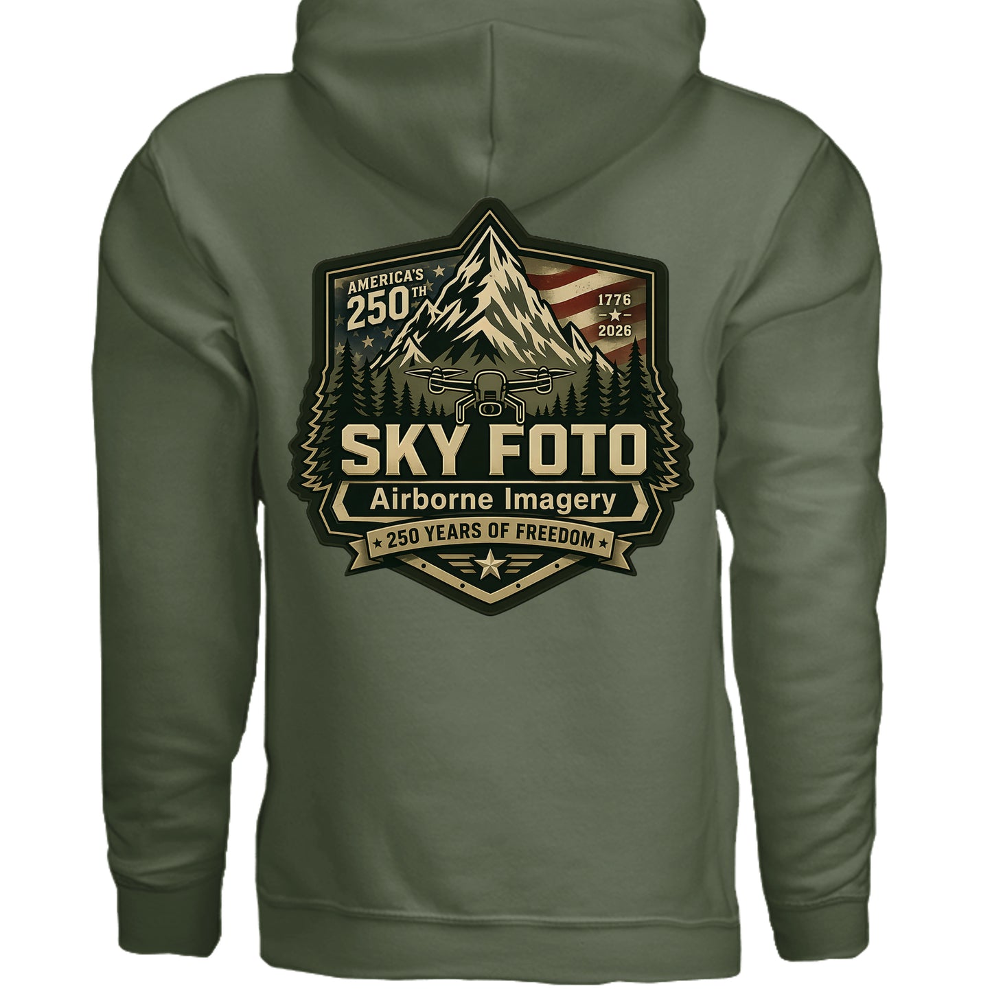 MILITARY GREEN - G185 - BACK
