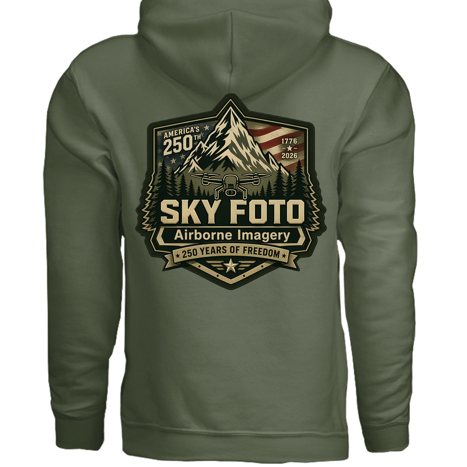 MILITARY GREEN - G185 - BACK