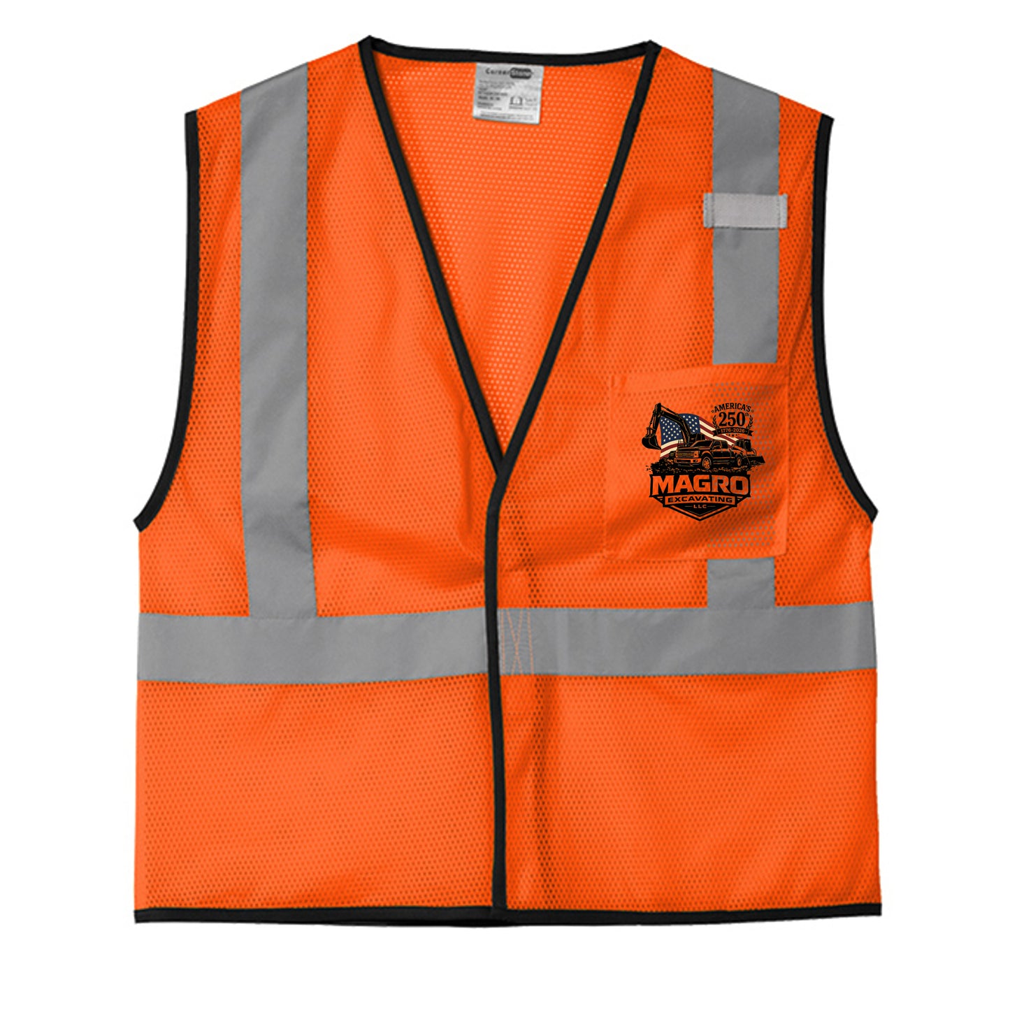 Safety Orange - CSV100 - FRONT