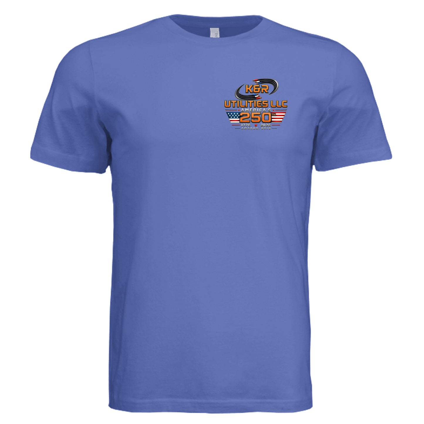 Solid True Royal Triblend - 3413C - FRONT
