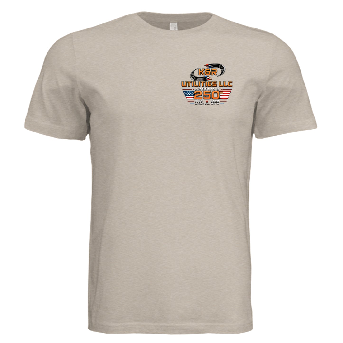 Tan Triblend - 3413C - FRONT