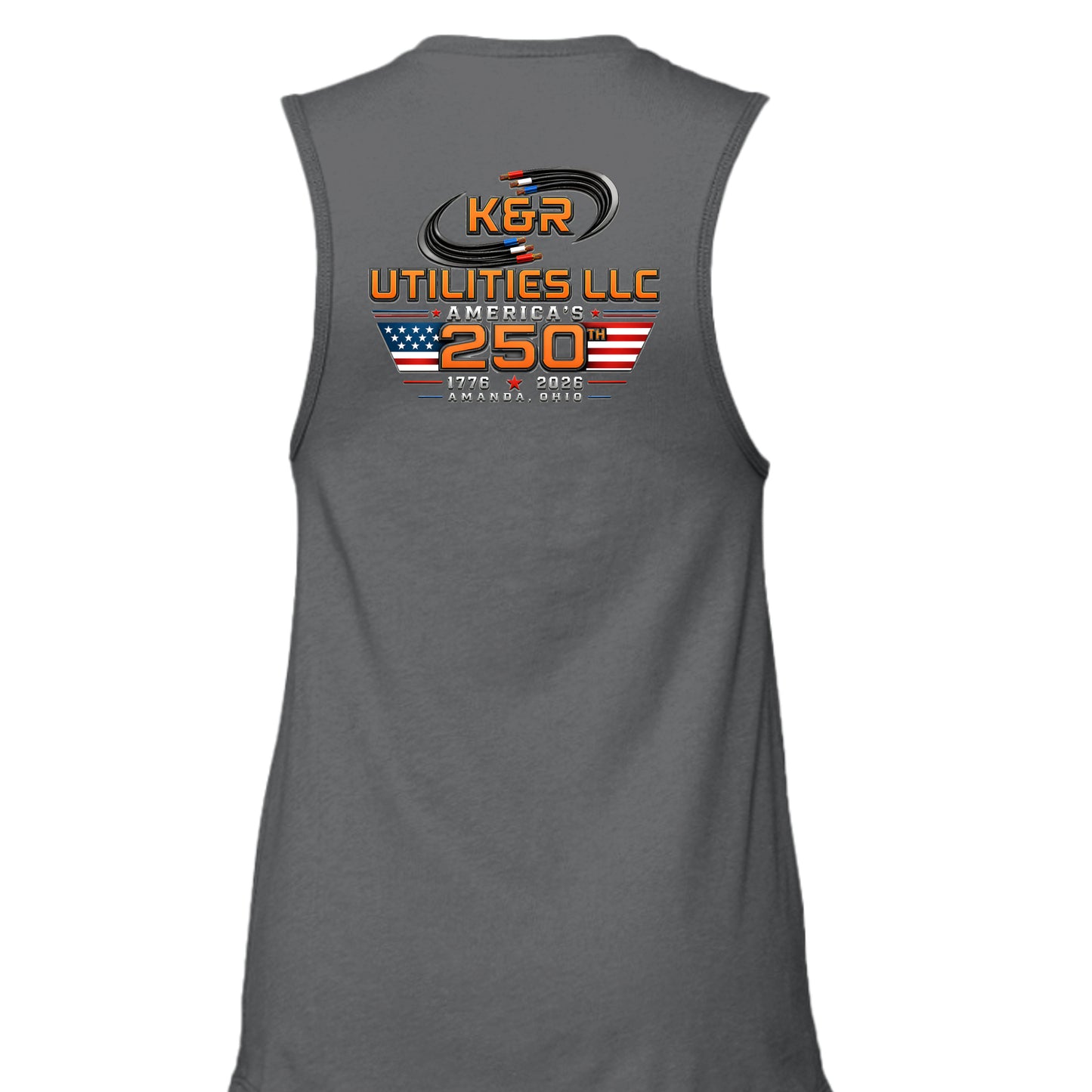 DARK GRY HEATHER - B6003 - BACK