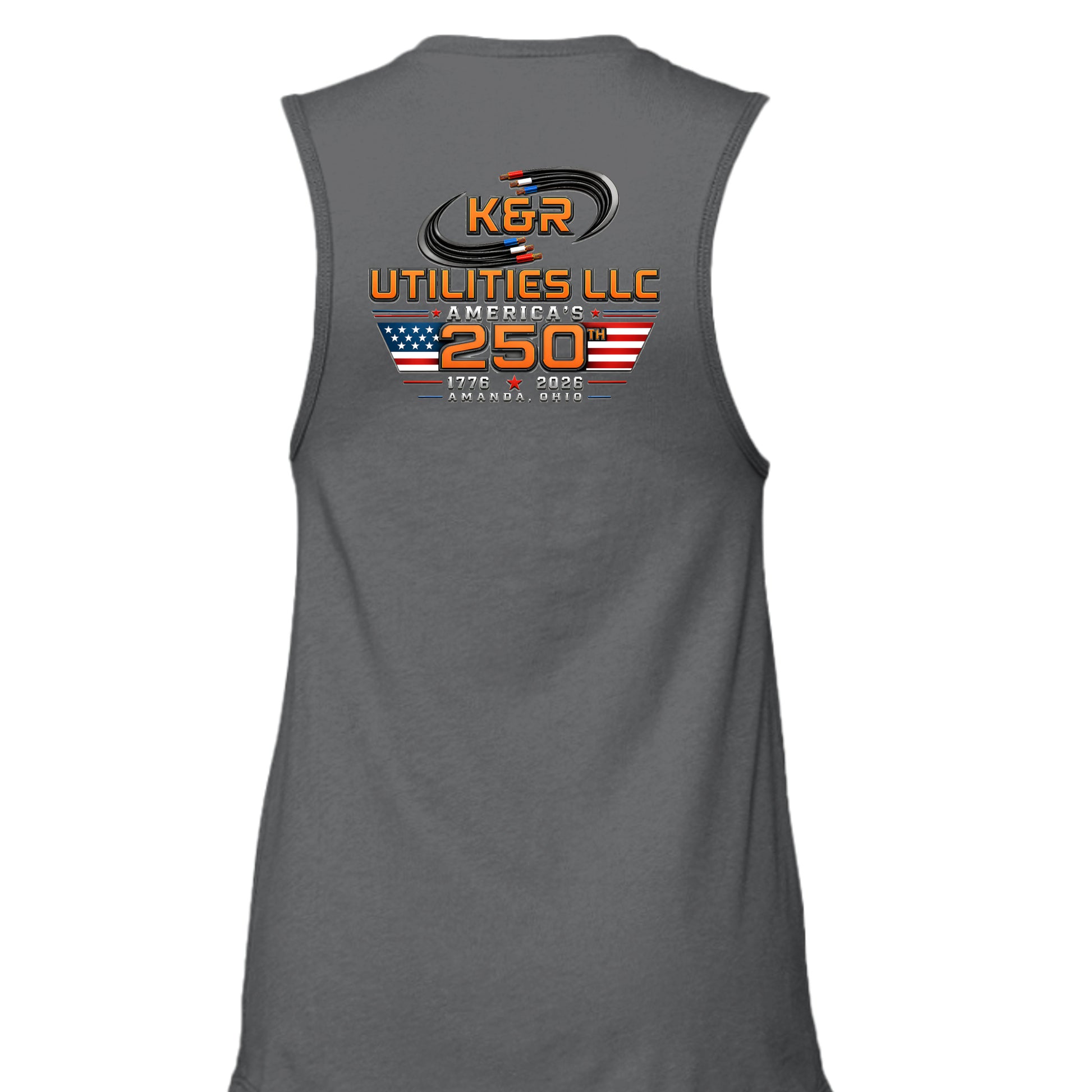 DARK GRY HEATHER - B6003 - BACK