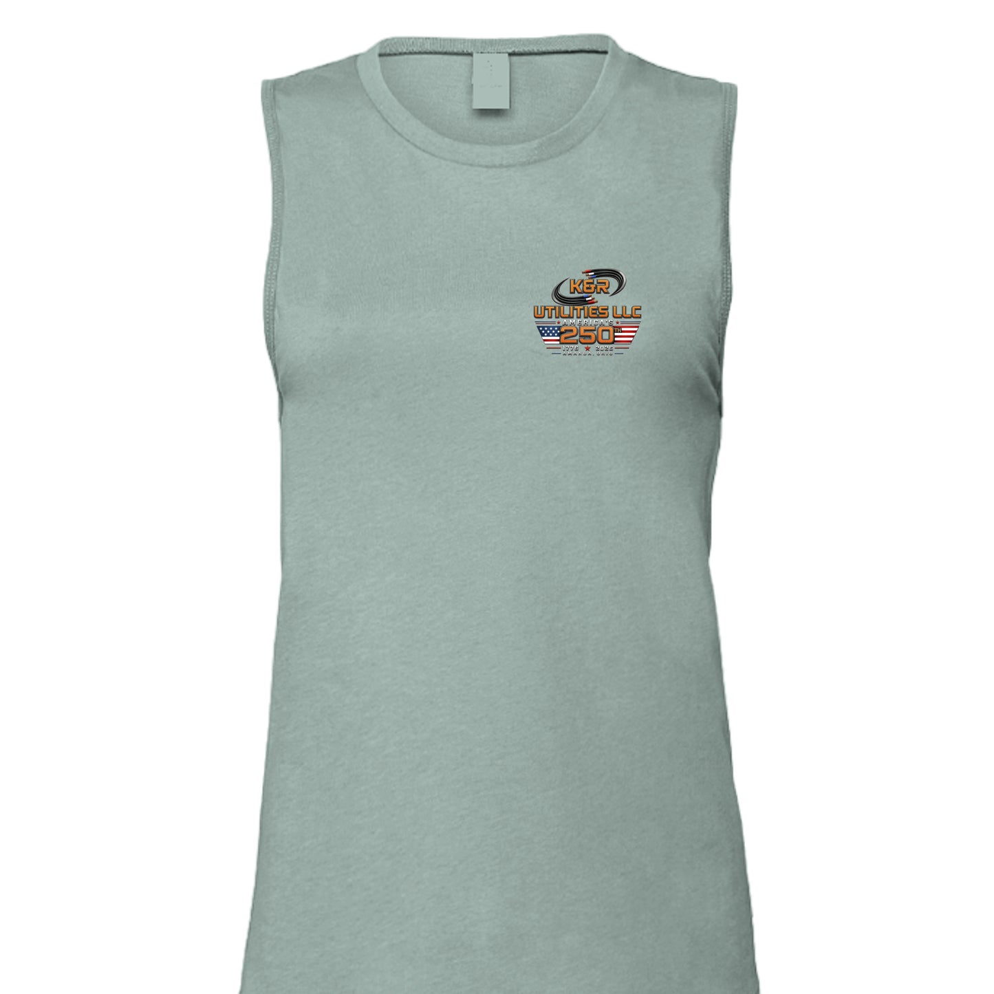Heather Dusty Blue - B6003 - FRONT