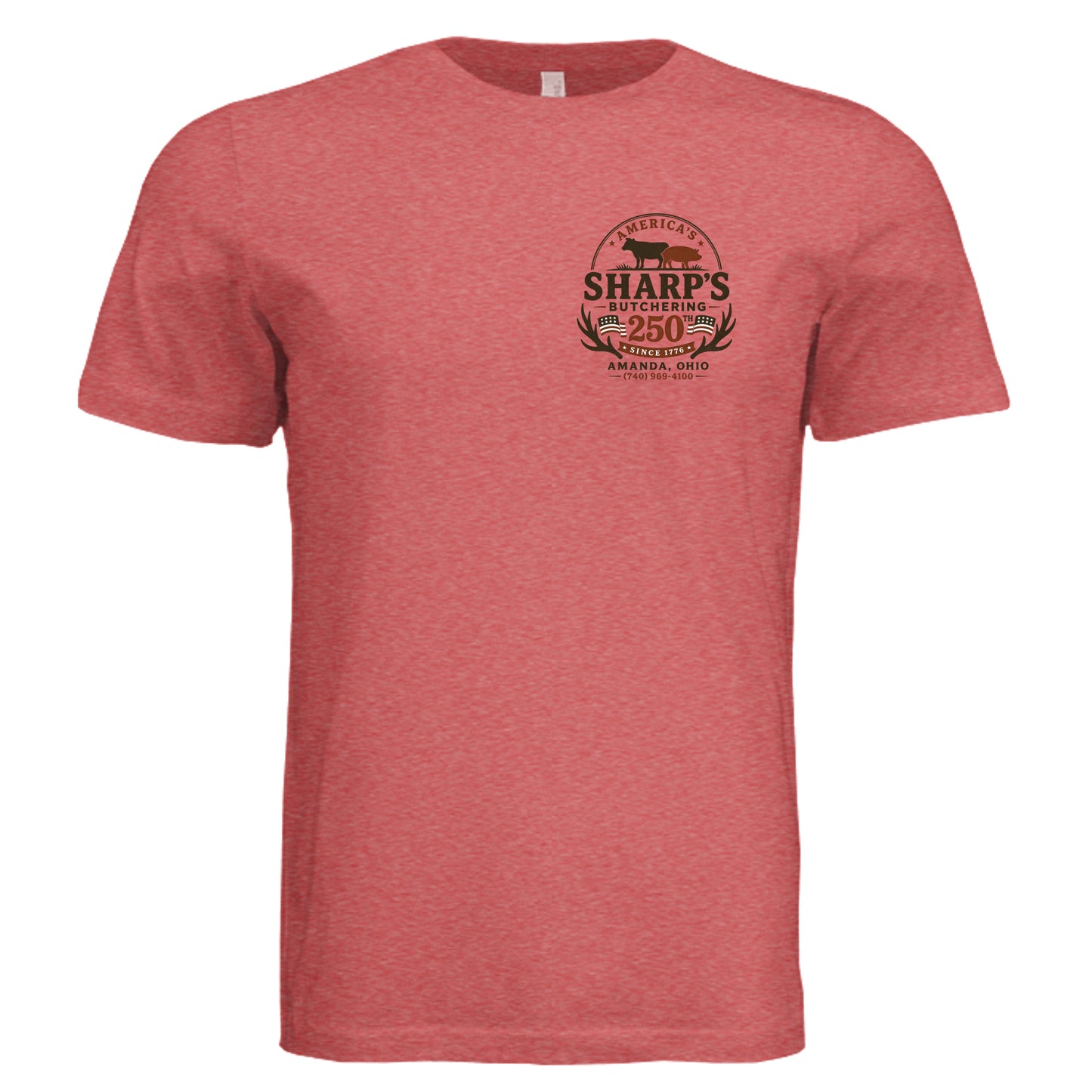 RED TRIBLEND - 3413C - FRONT