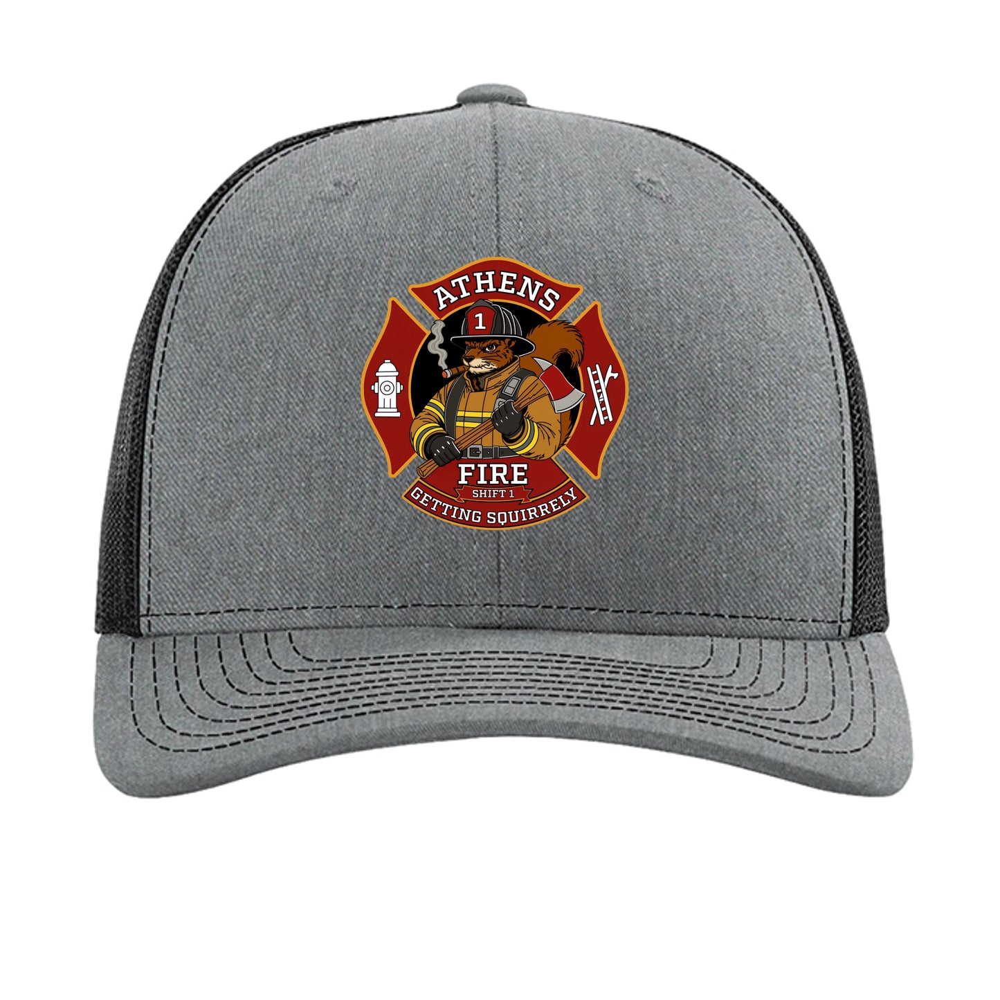 Heather Grey/ Black - 112 - FRONT