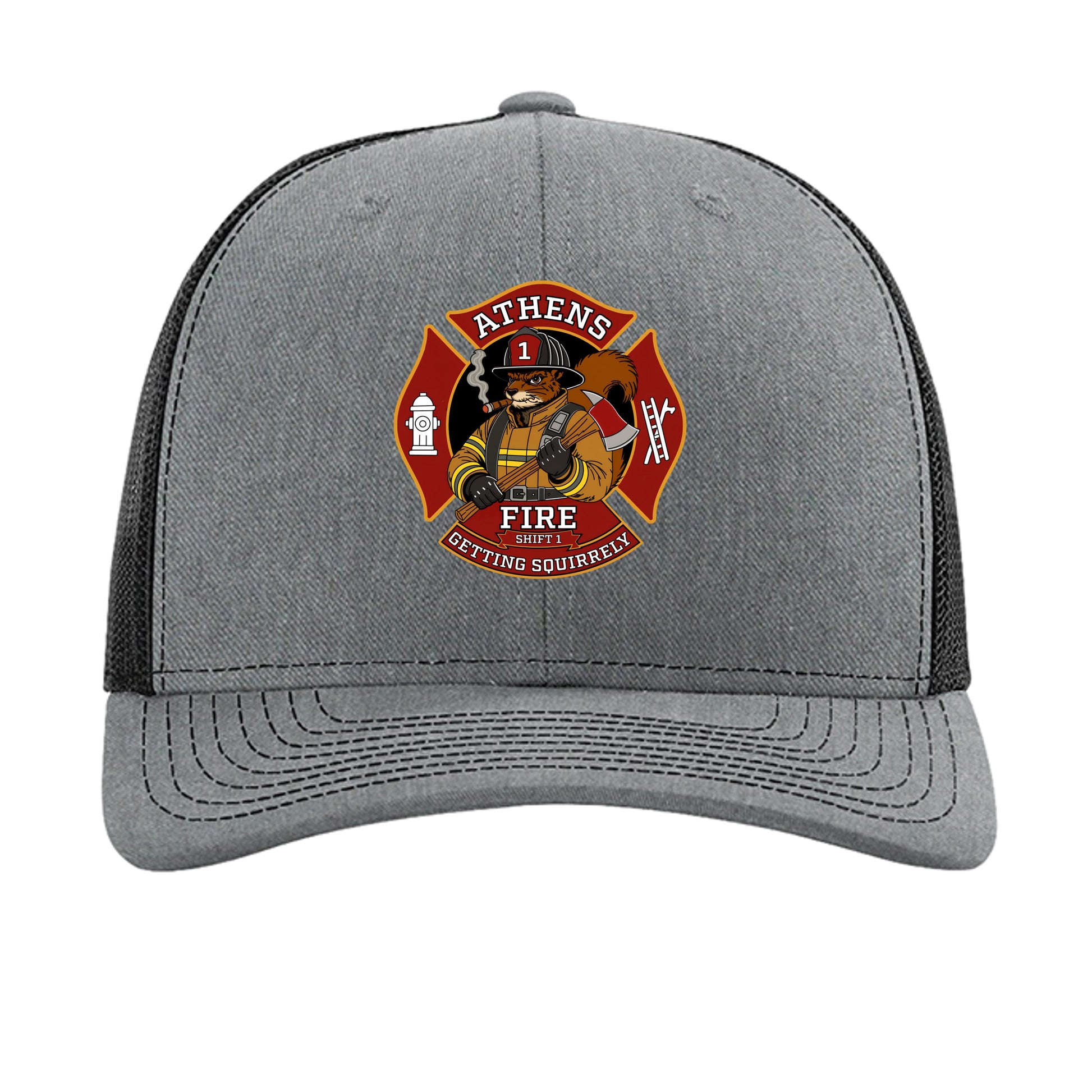 Heather Grey/ Black - 112 - FRONT
